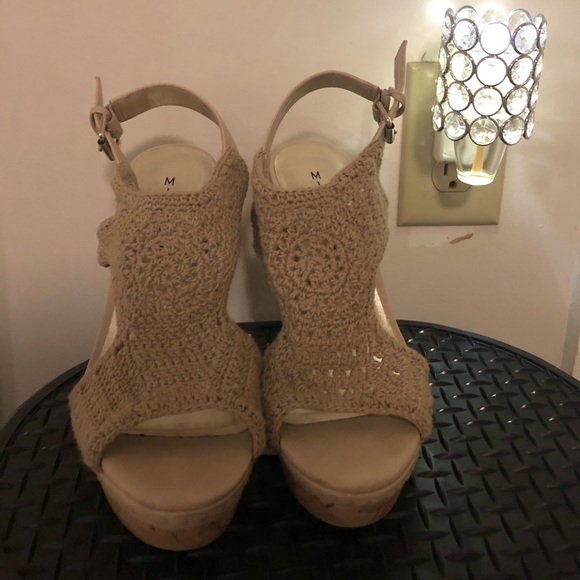 Shoes - 👡Crochet Cork Wedges👡